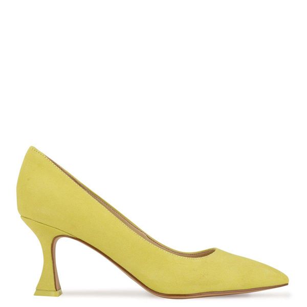 Nine West Workin Pointy Toe Yellow Pumps | South Africa 28V08-8G12